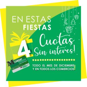 Lee más sobre el artículo Las fiestas en 4 cuotas SIN INTERÉS!