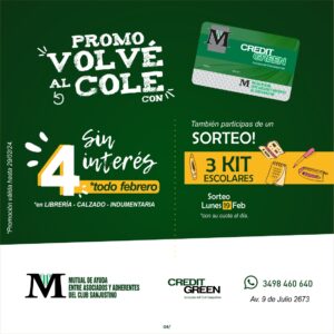 Lee más sobre el artículo SUPER PROMO Volve al cole!