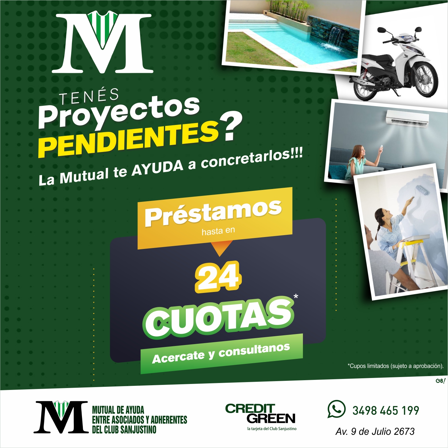 Lee más sobre el artículo Si tenés proyectos pendientes? Te ayudamos a cumplirlos…