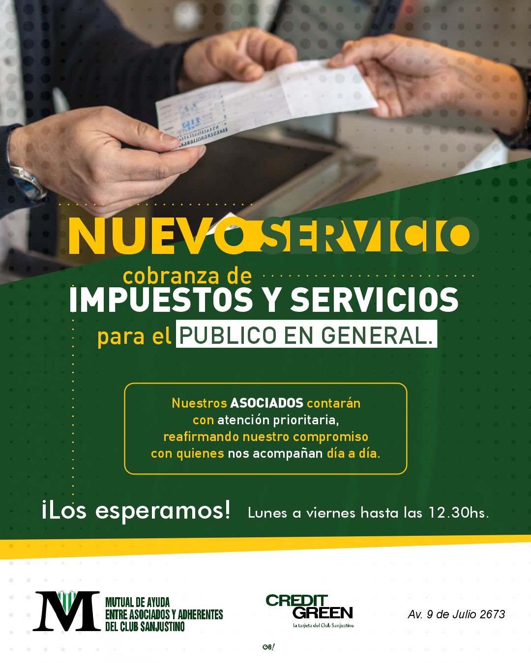 Lee más sobre el artículo ¡NUEVO SERVICIO EN MUTUAL SANJUSTINO!